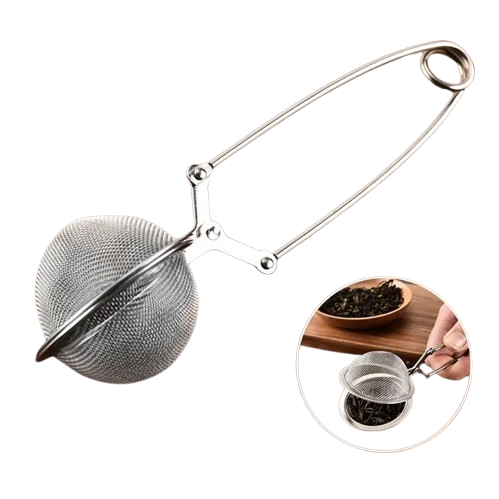 Stainless steel tea squeezer
