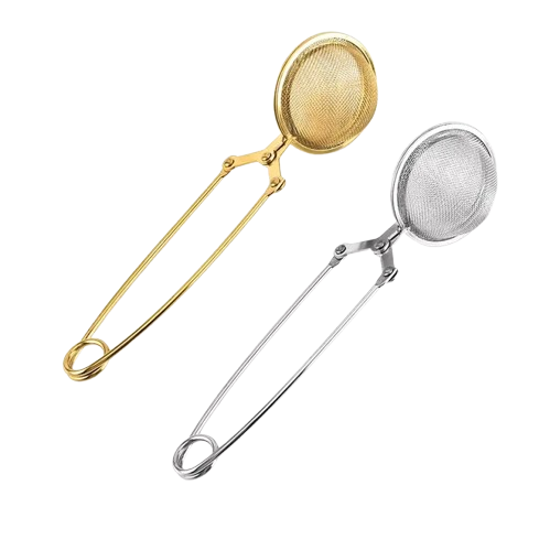 Stainless steel tea squeezer